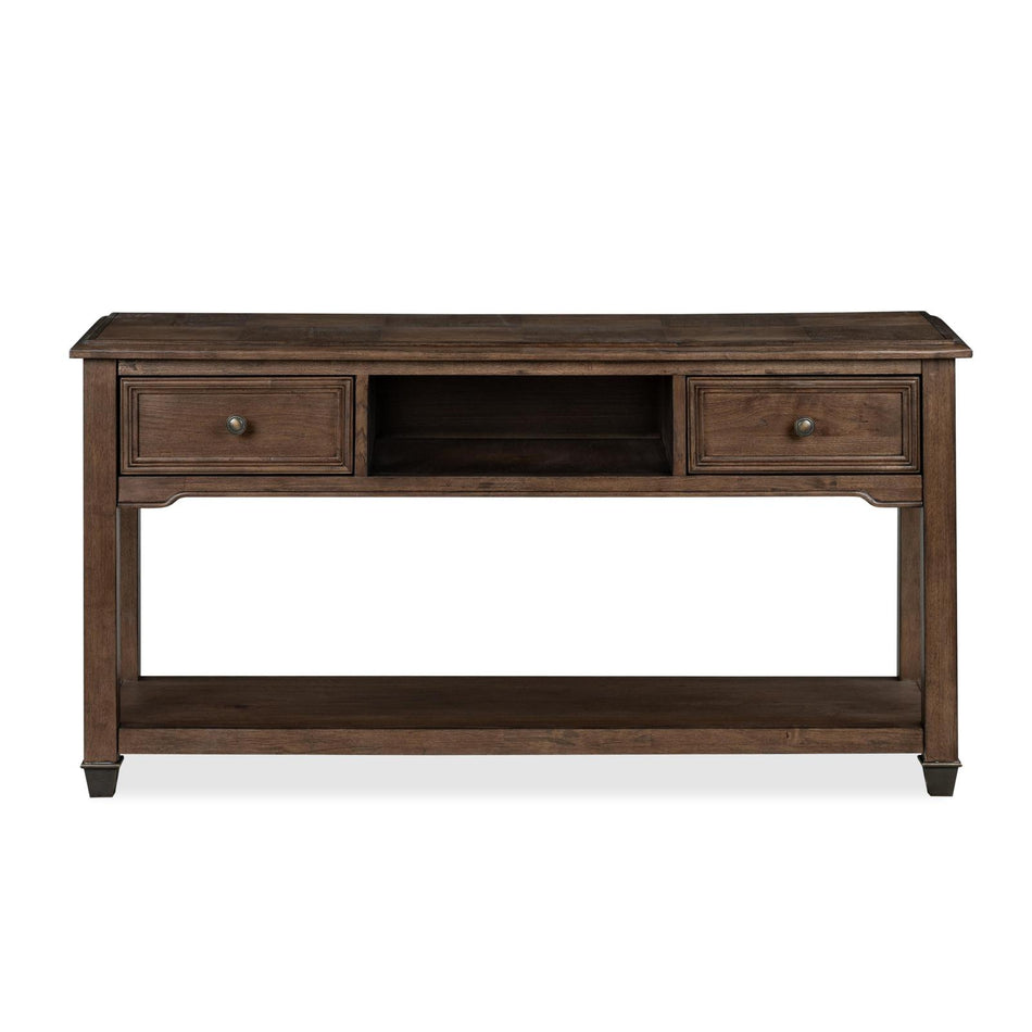 Magnussen Home Cormac Brown Rectangular Sofa Table