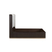 Michael Amini West Kensington Bed - Buff/Medium Espresso
