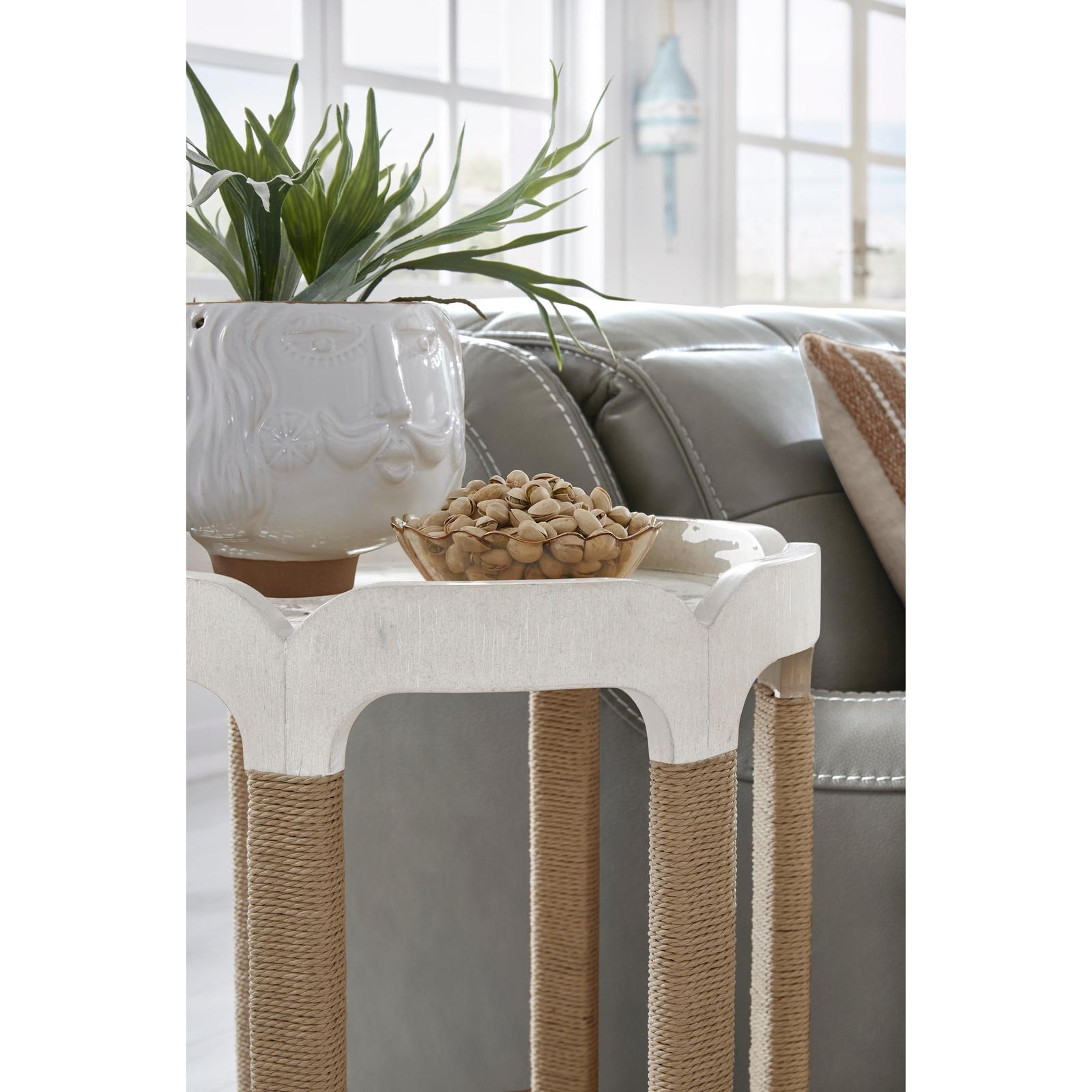 Salt Life Home Sunset Cove Moonlight Pearl Drum Table