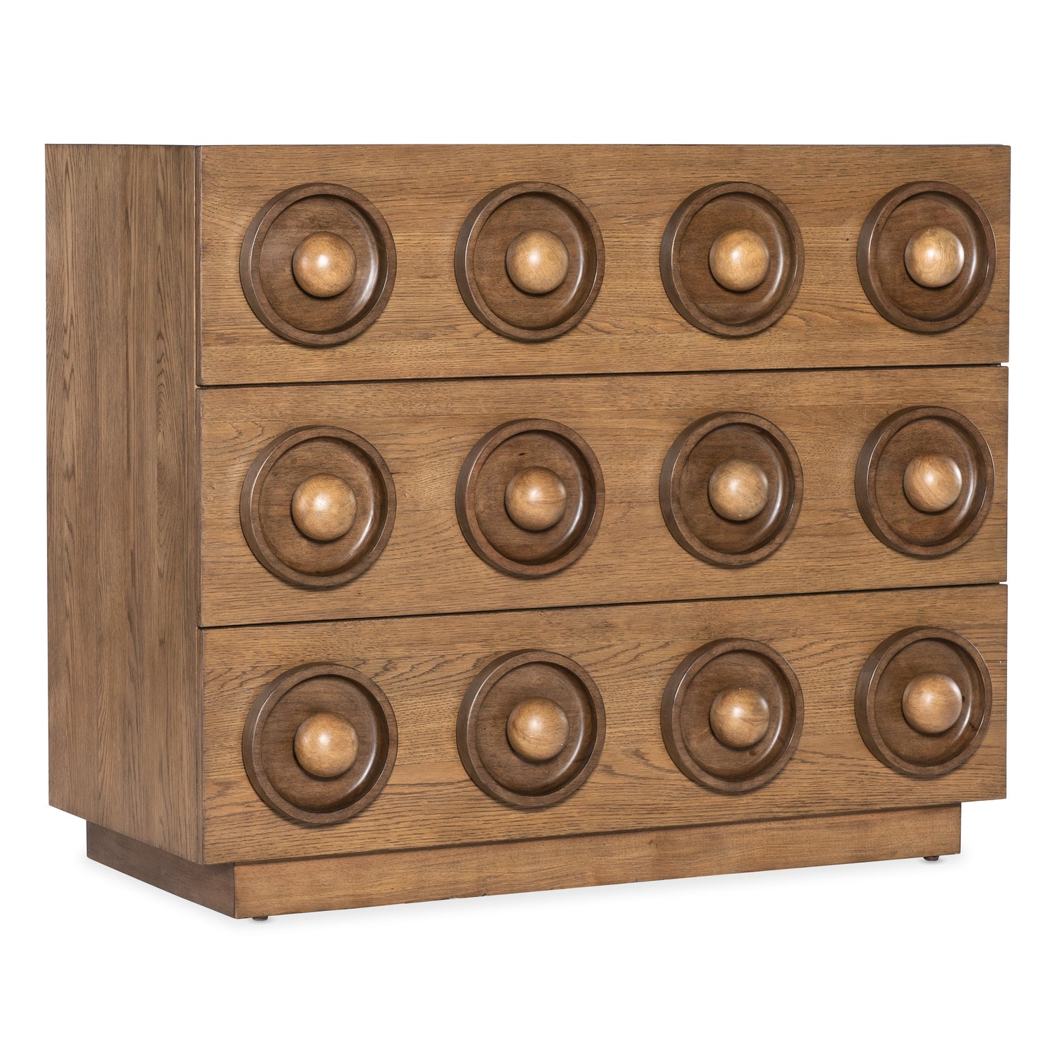 Hooker Furniture Commerce and Market Knobby 3-Drawer Accent Chest
