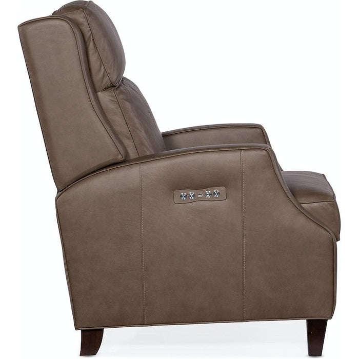 Hooker Furniture Tricia Power Recliner with Power Headrest - Grey