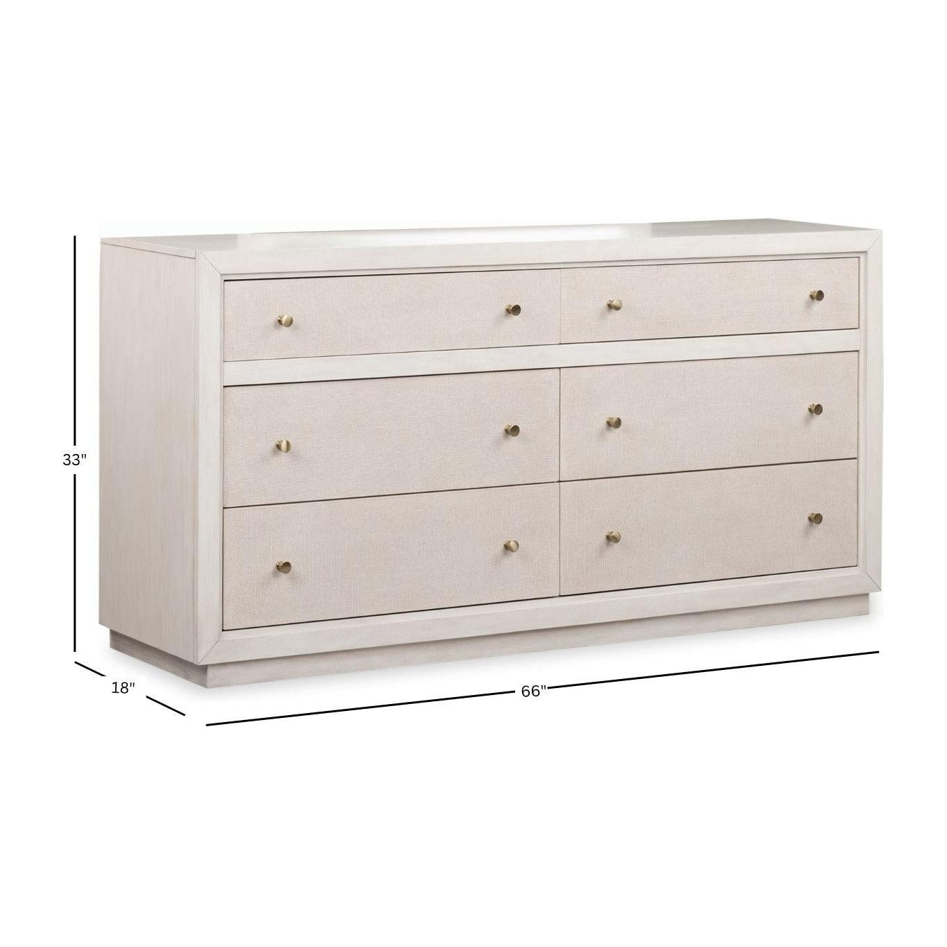 Magnussen Home Cypress Point Sand Dollar Double Drawer Dresser