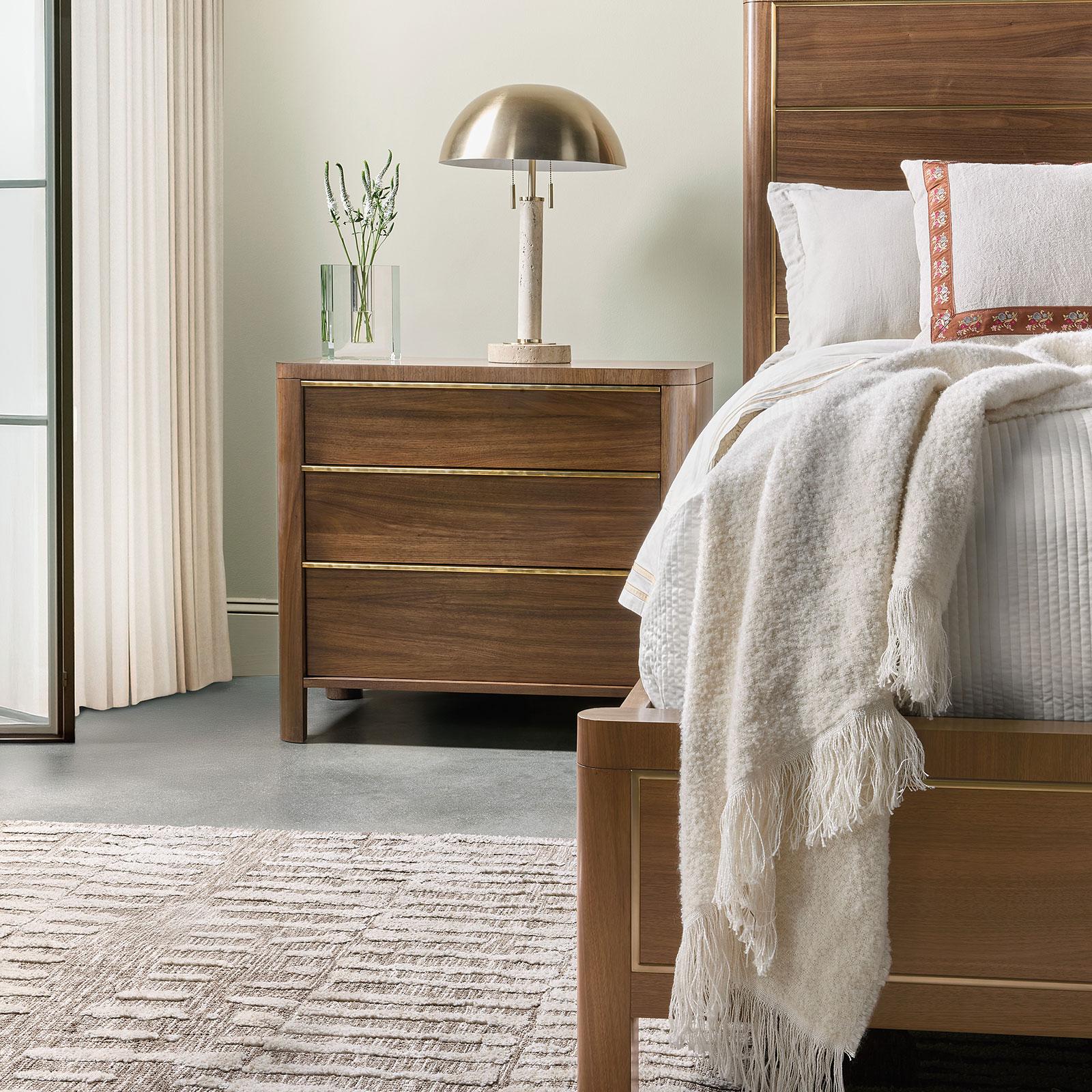 Hooker Furniture Eleana Three Drawer Nightstand