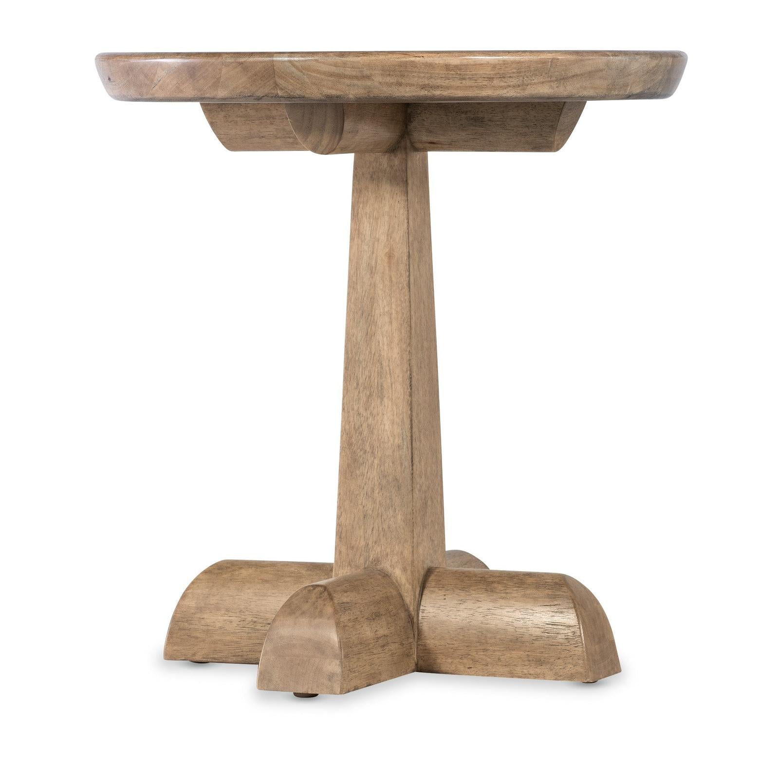 Hooker Furniture Vineyard Row Round Pedestal End Table