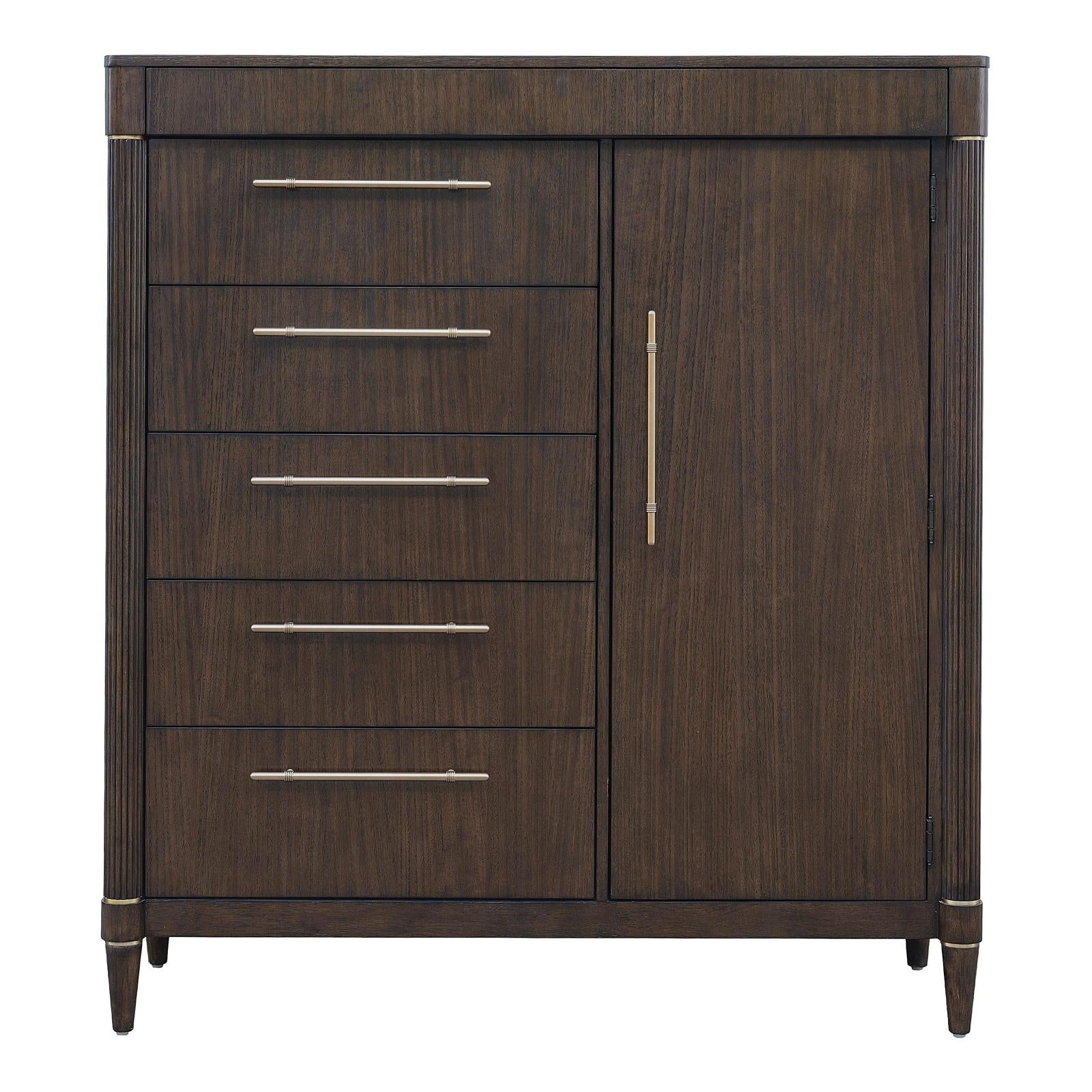 Pulaski Furniture Asher Park Piano Brown 6 Drawer Master Chest