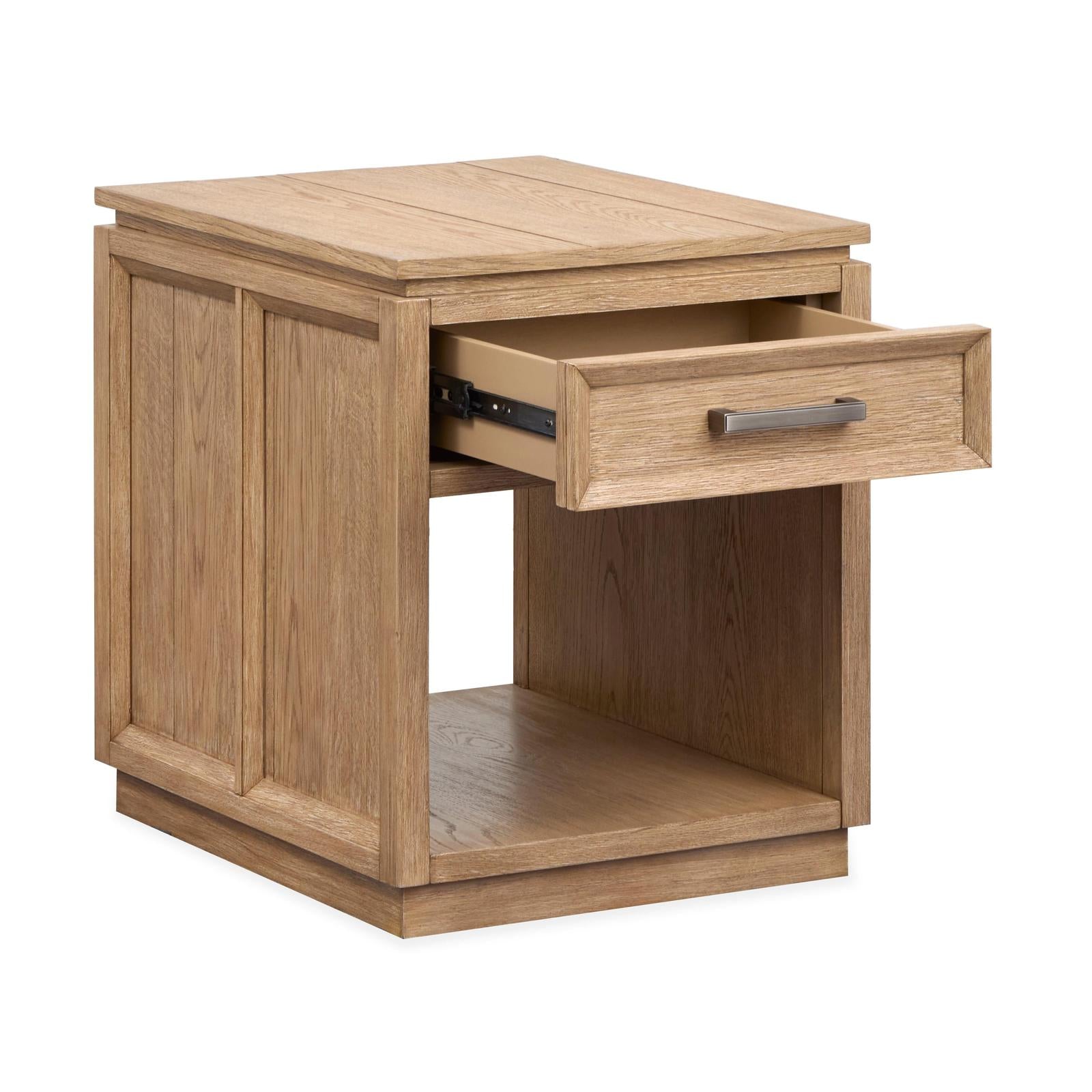 Magnussen Home Burnham Sable Dusk Rectangular End Table