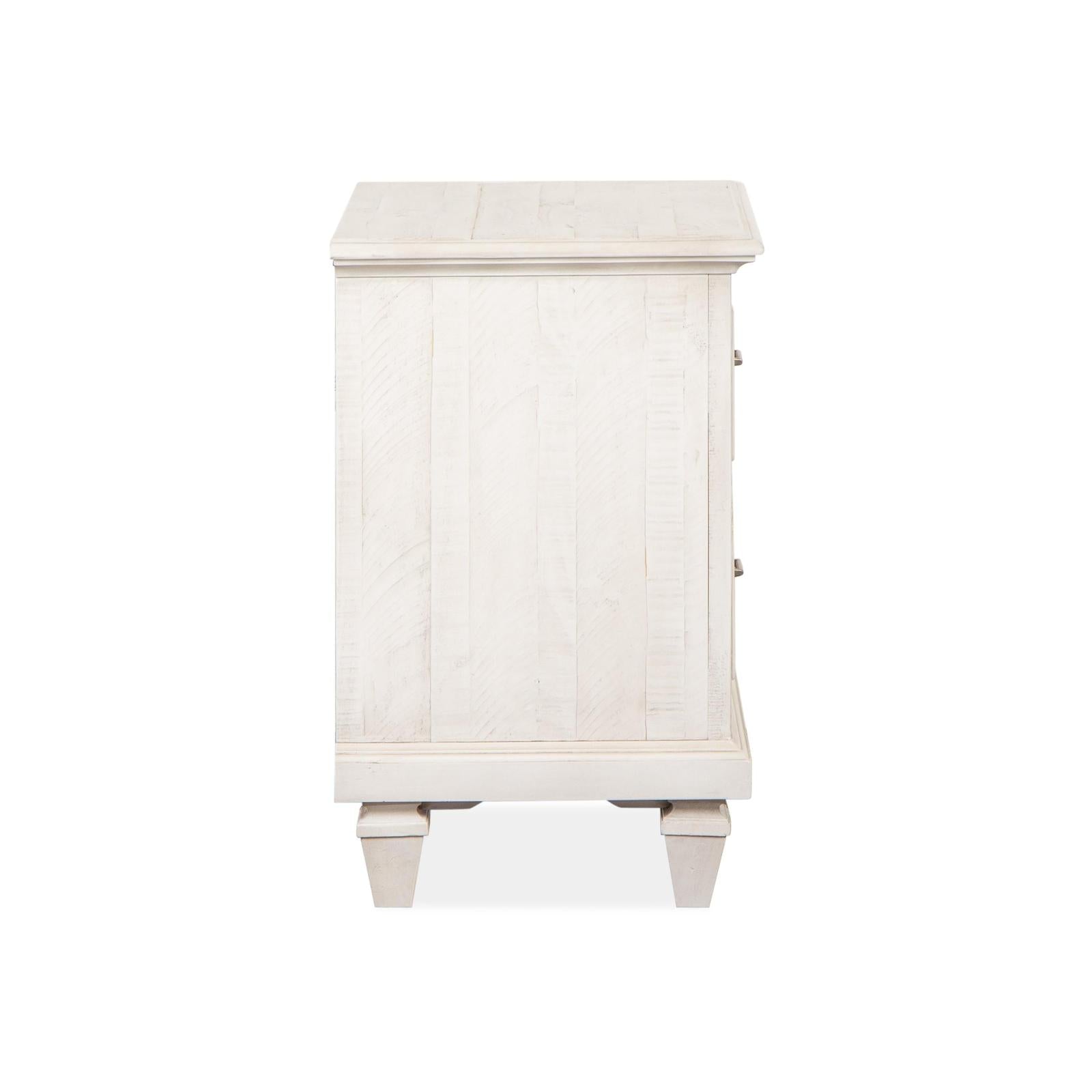 Magnussen Home Newport Alabaster Drawer Nightstand