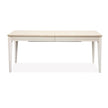 Salt Life Home Echo Isles Sea Pearl and Driftwood Extendable Rectangular Dining Table