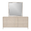Michael Amini Lotus Bay Large Dresser with Mirror - Sand