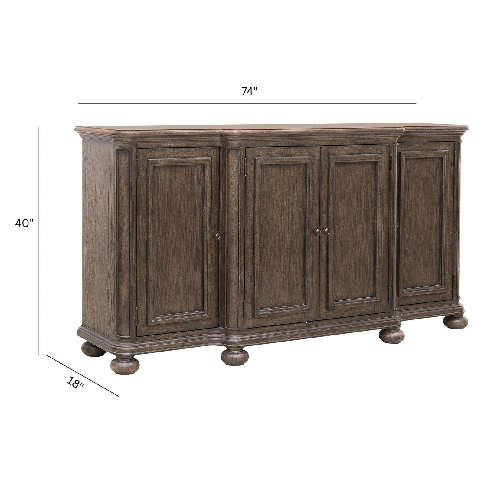 Pulaski Furniture Saddle Creek Timber Brown Server