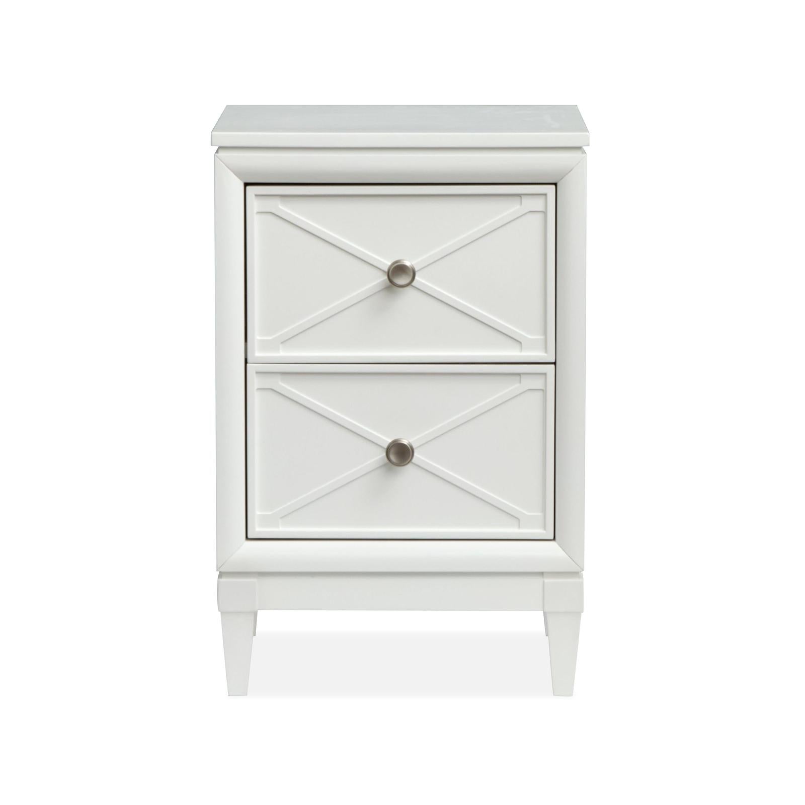 Magnussen Home Springhouse Whisper White Drawer Nightstand