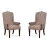 Magnussen Home Durango Willadeene Brown Upholstered Host Chair Set of 2
