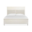 Salt Life Home Echo Isles Sea Pearl and Driftwood King Upholstered Panel Bed