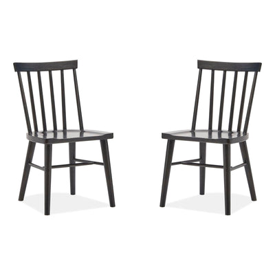 Magnussen Home Lindon Coffee Bean Side Chair Set of 2