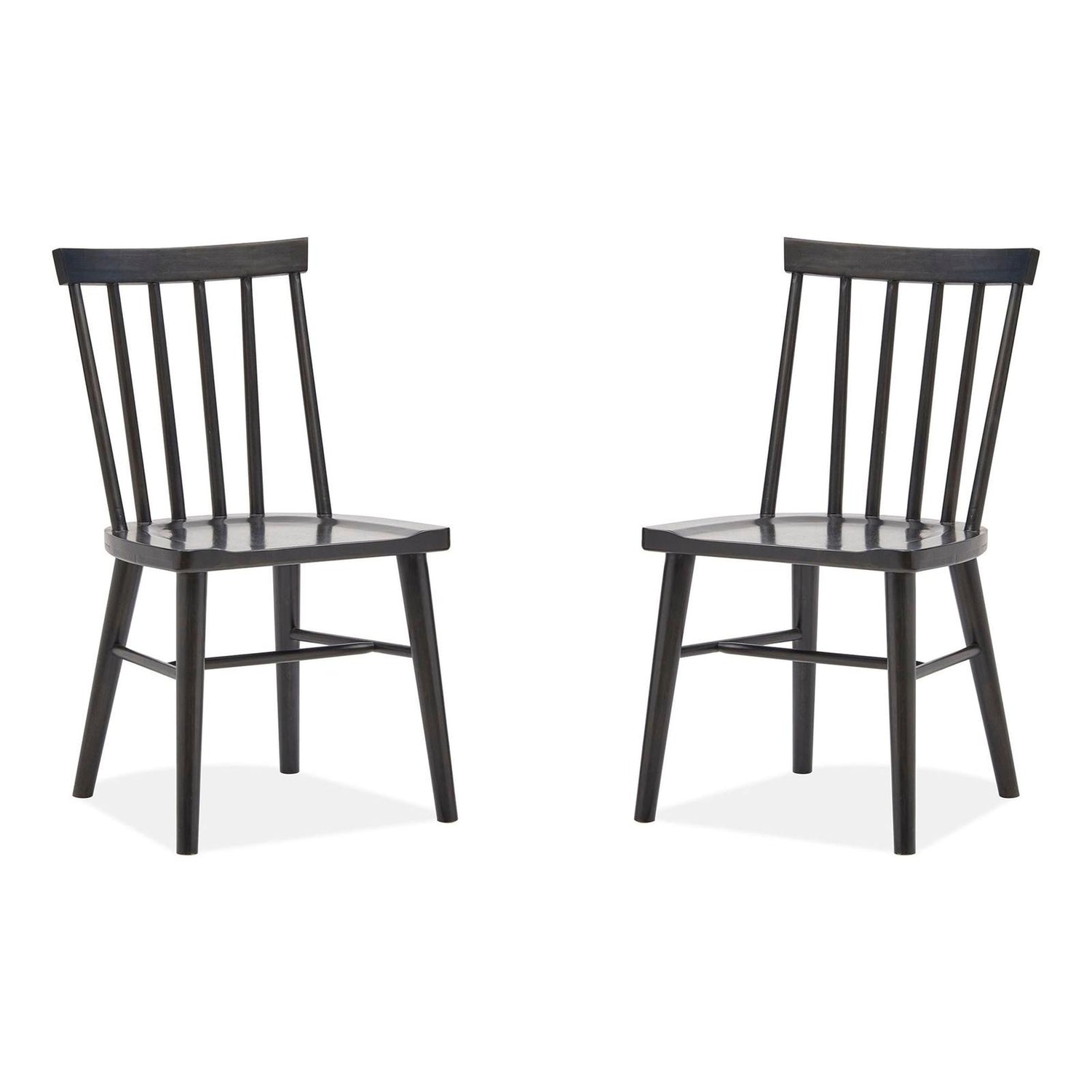 Magnussen Home Lindon Coffee Bean Side Chair Set of 2
