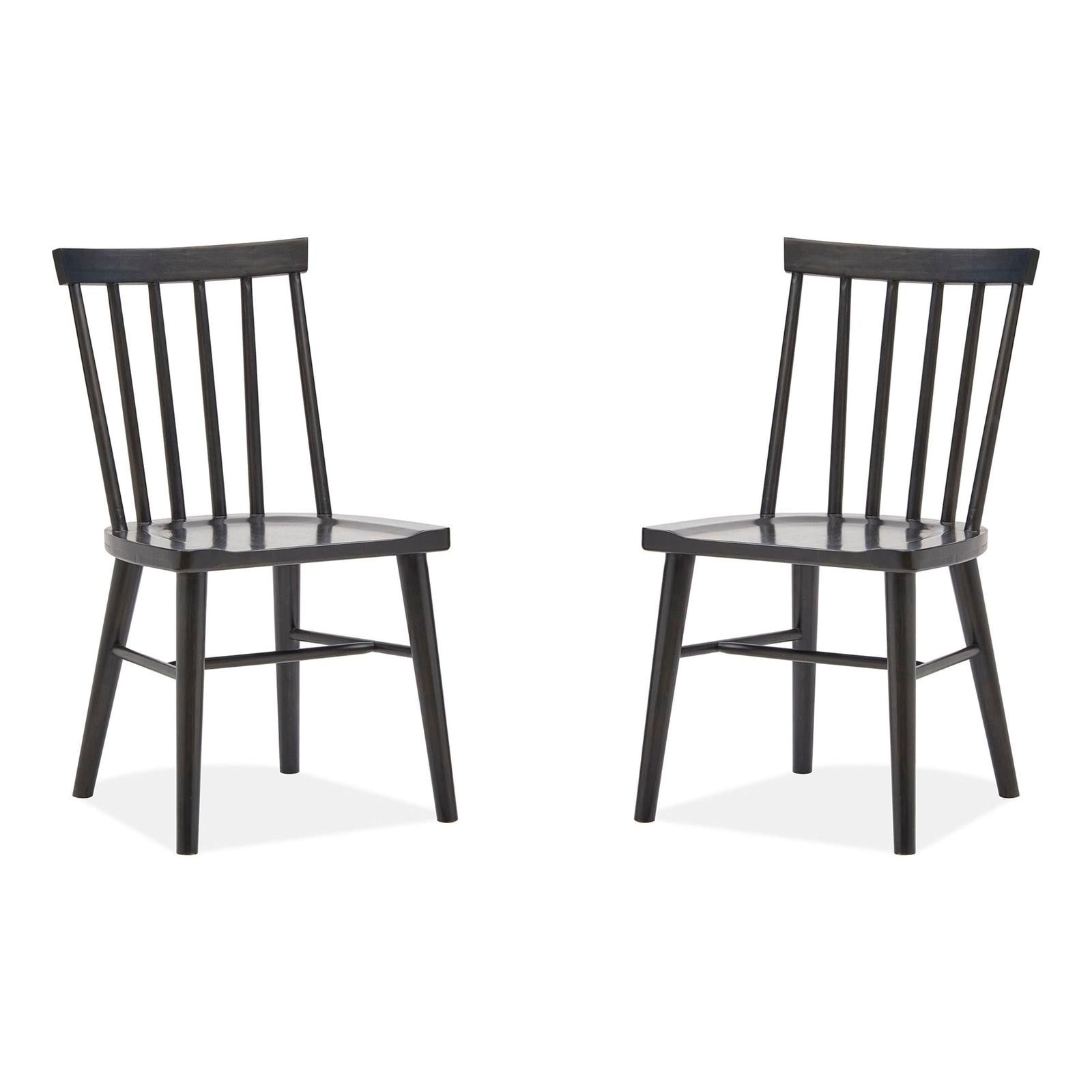 Magnussen Home Lindon Coffee Bean Side Chair Set of 2