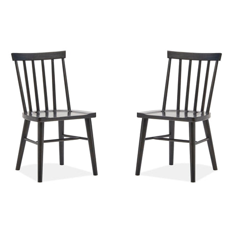 Magnussen Home Lindon Coffee Bean Side Chair Set of 2