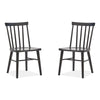 Magnussen Home Lindon Coffee Bean Side Chair Set of 2