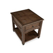 Magnussen Home Cormac Brown Rectangular End Table