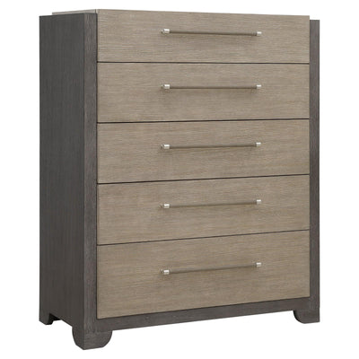Pulaski Furniture Anderson Park Moose Trail And Frontier Brown 5 Drawer Chest