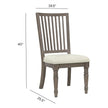 Pulaski Furniture Madison Ridge Natural Bark Side Chair Two Pack