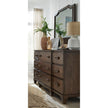 Salt Life Home Sugar Mill Spiced Rum Drawer Dresser with Shaped Mirror