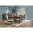 Pulaski Furniture Saddle Creek Timber Brown Extendable Leg Dining Table