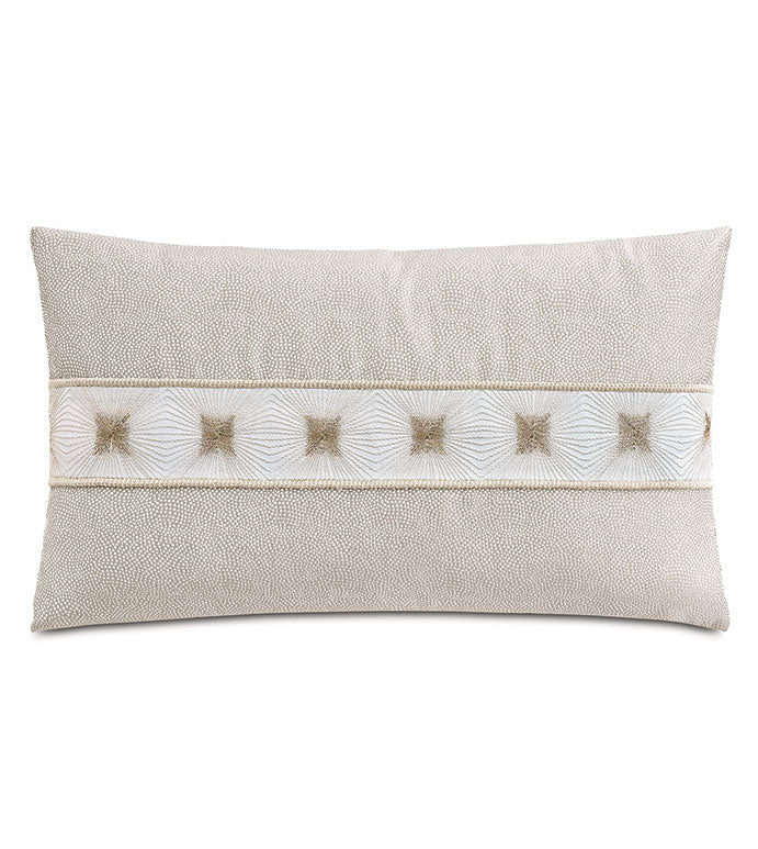 Eastern Accents Romilly Embroidered Insert Decorative Pillow