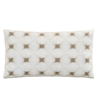Eastern Accents Romilly Geometric Embroidered Decorative Pillow