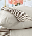 Eastern Accents Romilly Pleated Applique Decorative Pillow