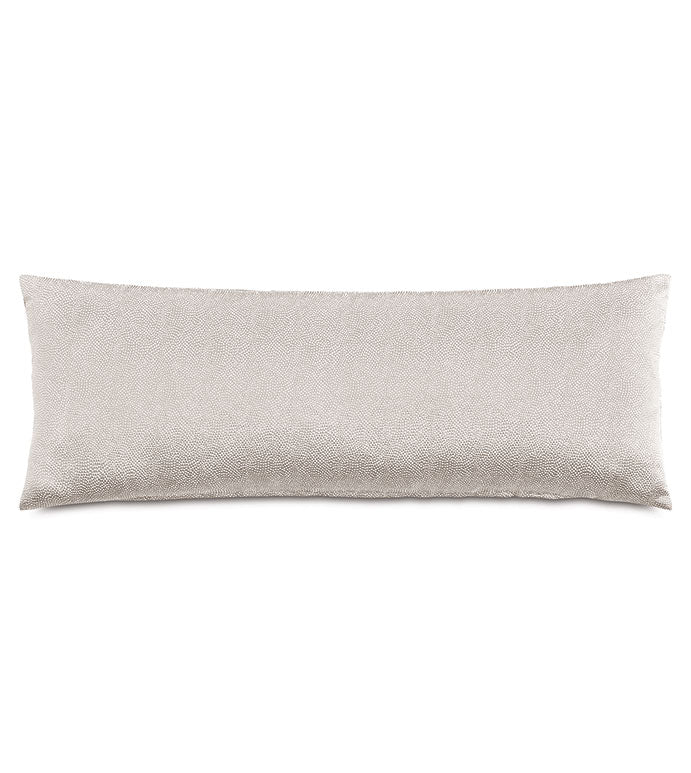 Eastern Accents Romilly Pleated Applique Long Decorative Pillow