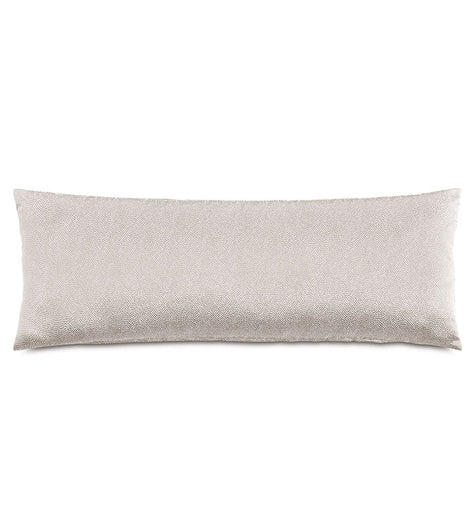 Eastern Accents Romilly Pleated Applique Long Decorative Pillow