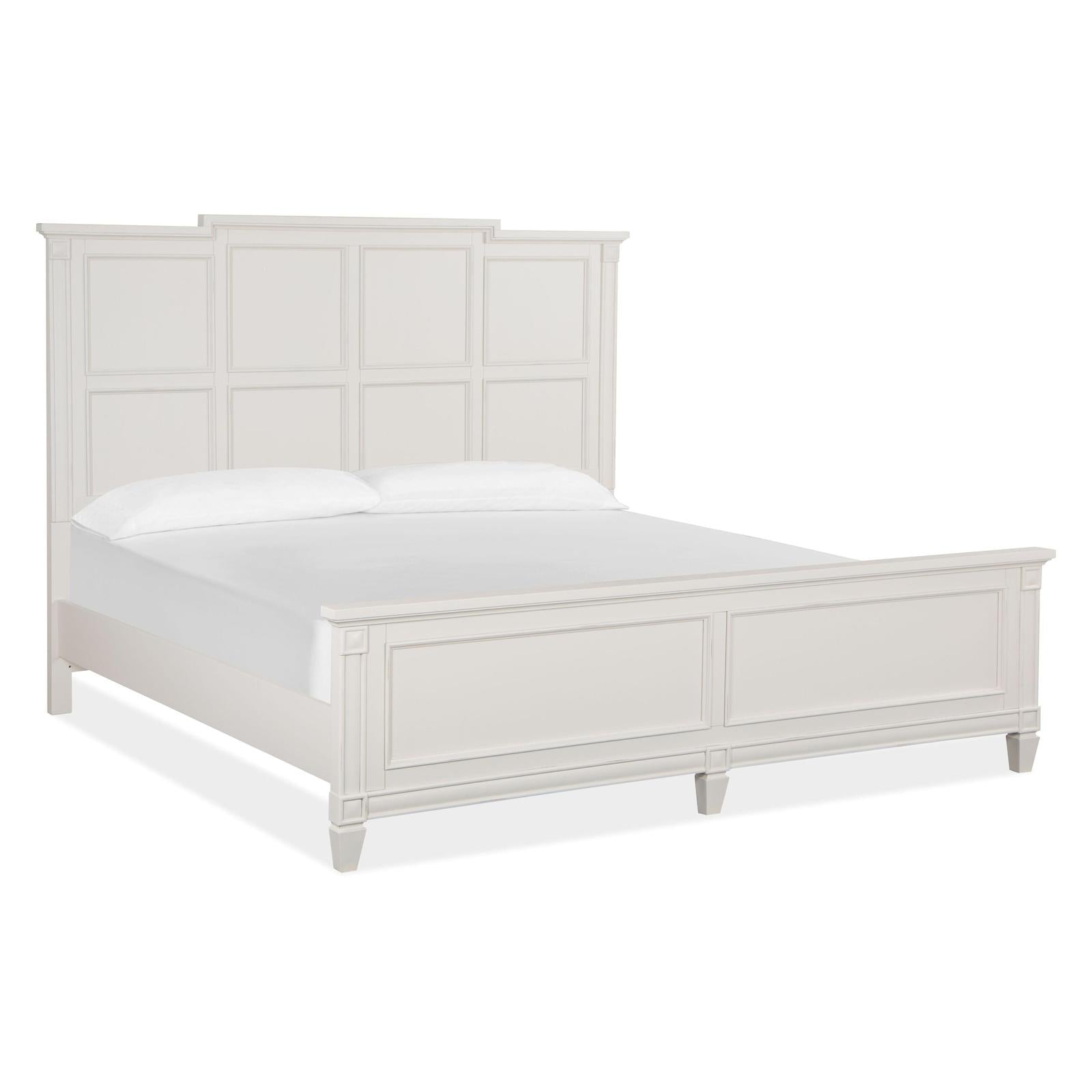 Magnussen Home Willowbrook Egg Shell White Bed