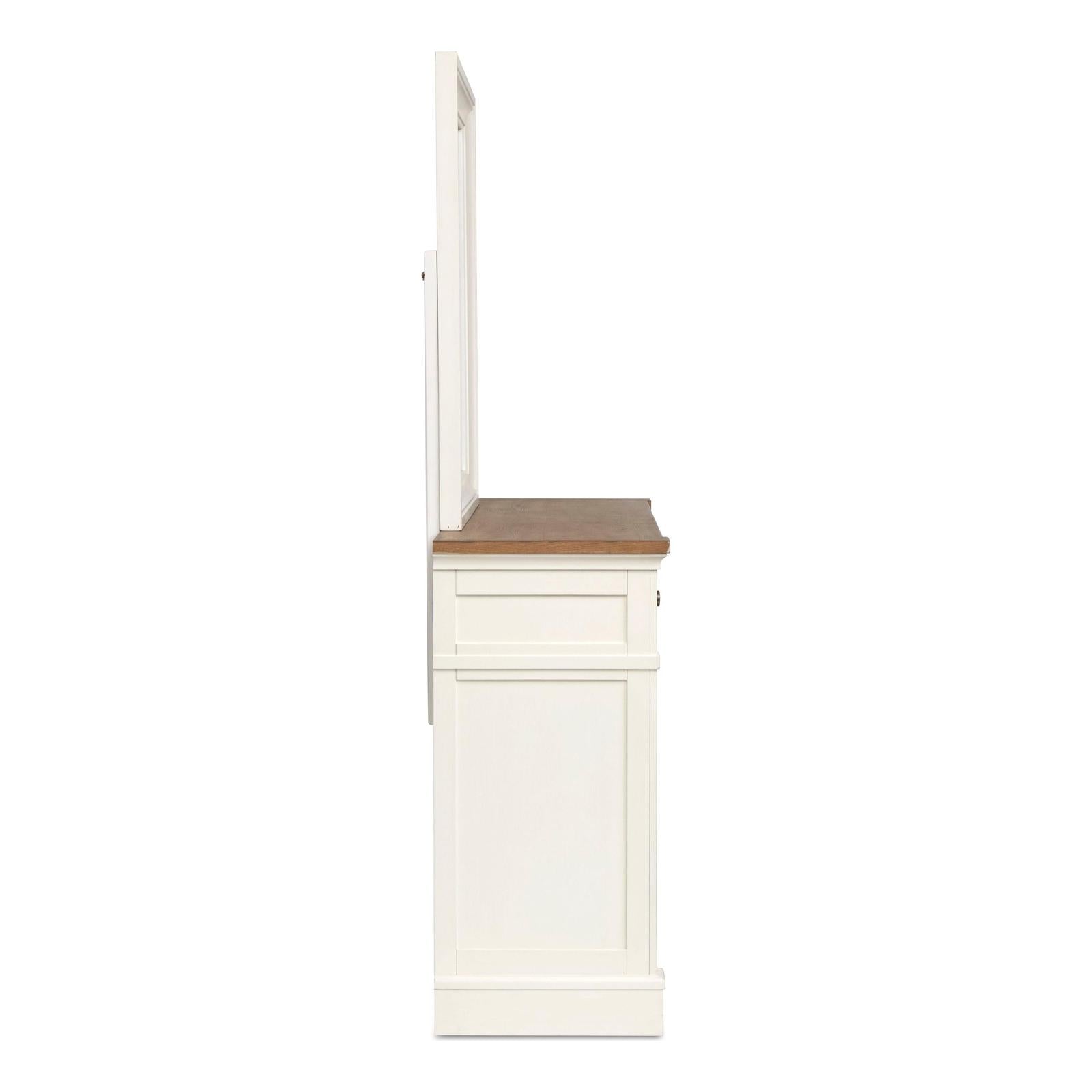 Magnussen Home Kingston Whisper White & Cerused Nutmeg Drawer Dresser