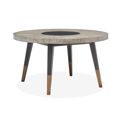 Magnussen Home Ryker Nocturn Black & Coventry Grey Dining Table