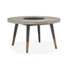 Magnussen Home Ryker Nocturn Black & Coventry Grey Dining Table