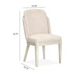 Magnussen Home Lorelei Misty Cloud Upholstered Host Chair Set of 2