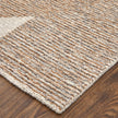 Feizy Pollock 8951F Modern Watercolor in Brown/Tan/Ivory