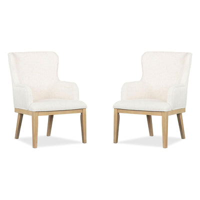 Magnussen Home Somerset Butternut Upholstered Arm Chair Set of 2