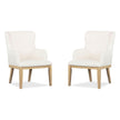 Magnussen Home Somerset Butternut Upholstered Arm Chair Set of 2