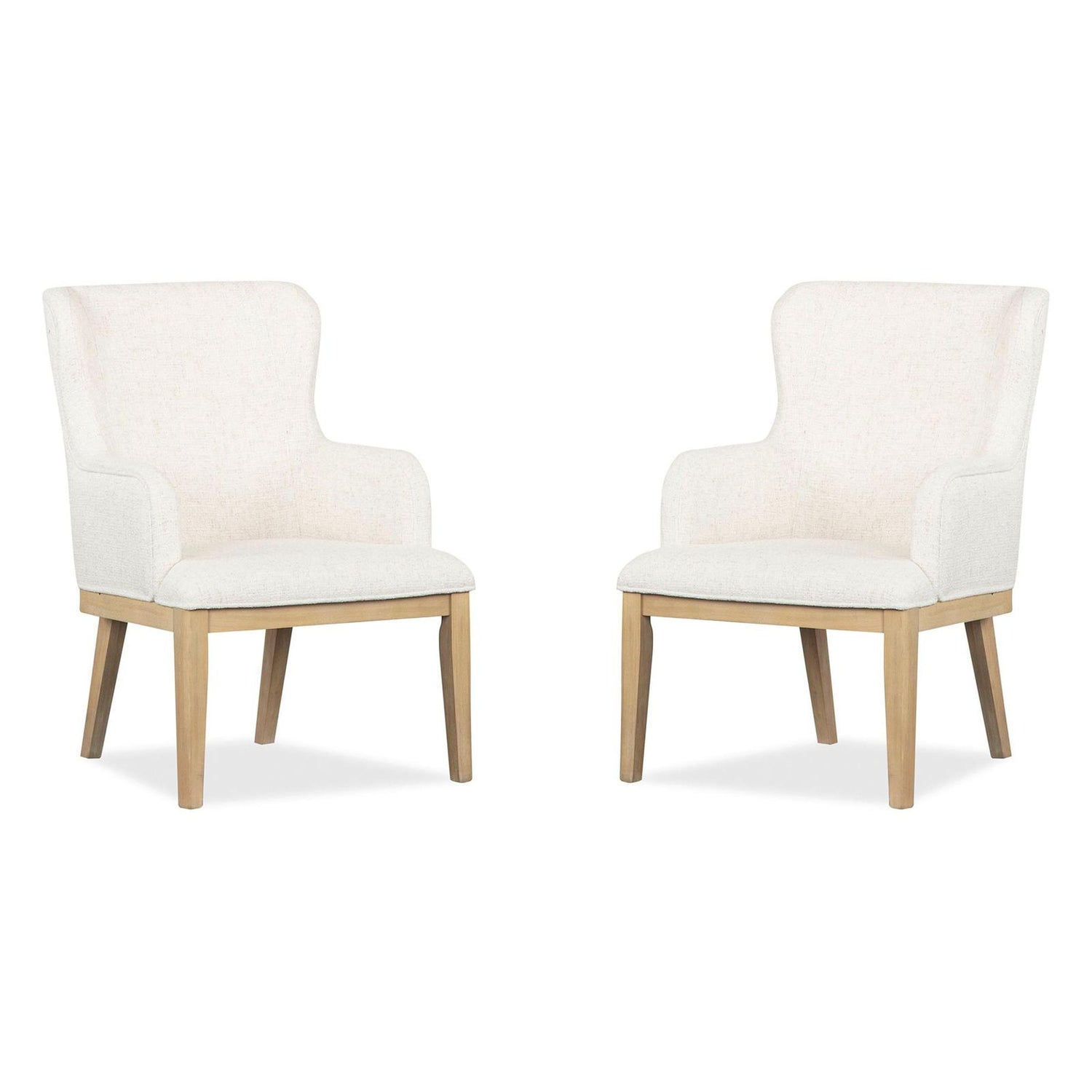 Magnussen Home Somerset Butternut Upholstered Arm Chair Set of 2