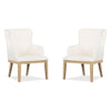 Magnussen Home Somerset Butternut Upholstered Arm Chair Set of 2