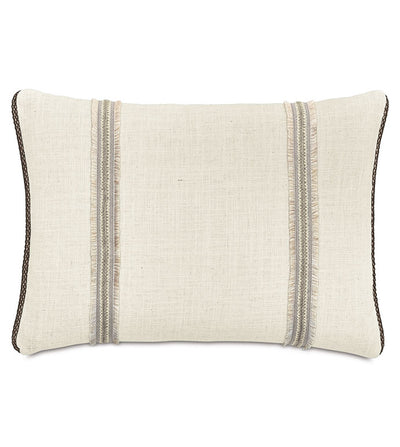 Eastern Accents Rosecliff Trim Applique Decorative Pillow