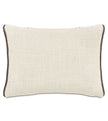 Eastern Accents Rosecliff Trim Applique Decorative Pillow