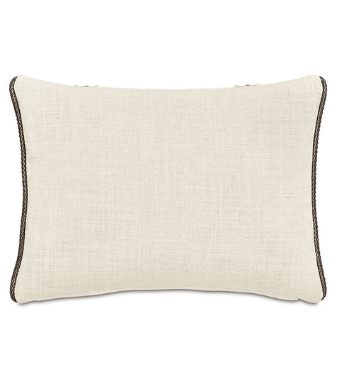 Eastern Accents Rosecliff Trim Applique Decorative Pillow