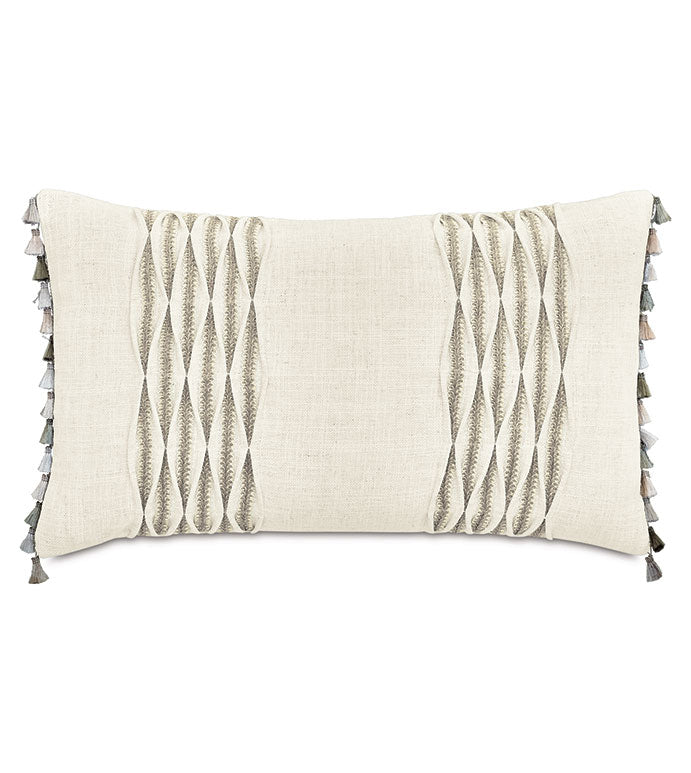Eastern Accents Rosecliff Pintuck Decorative Pillow
