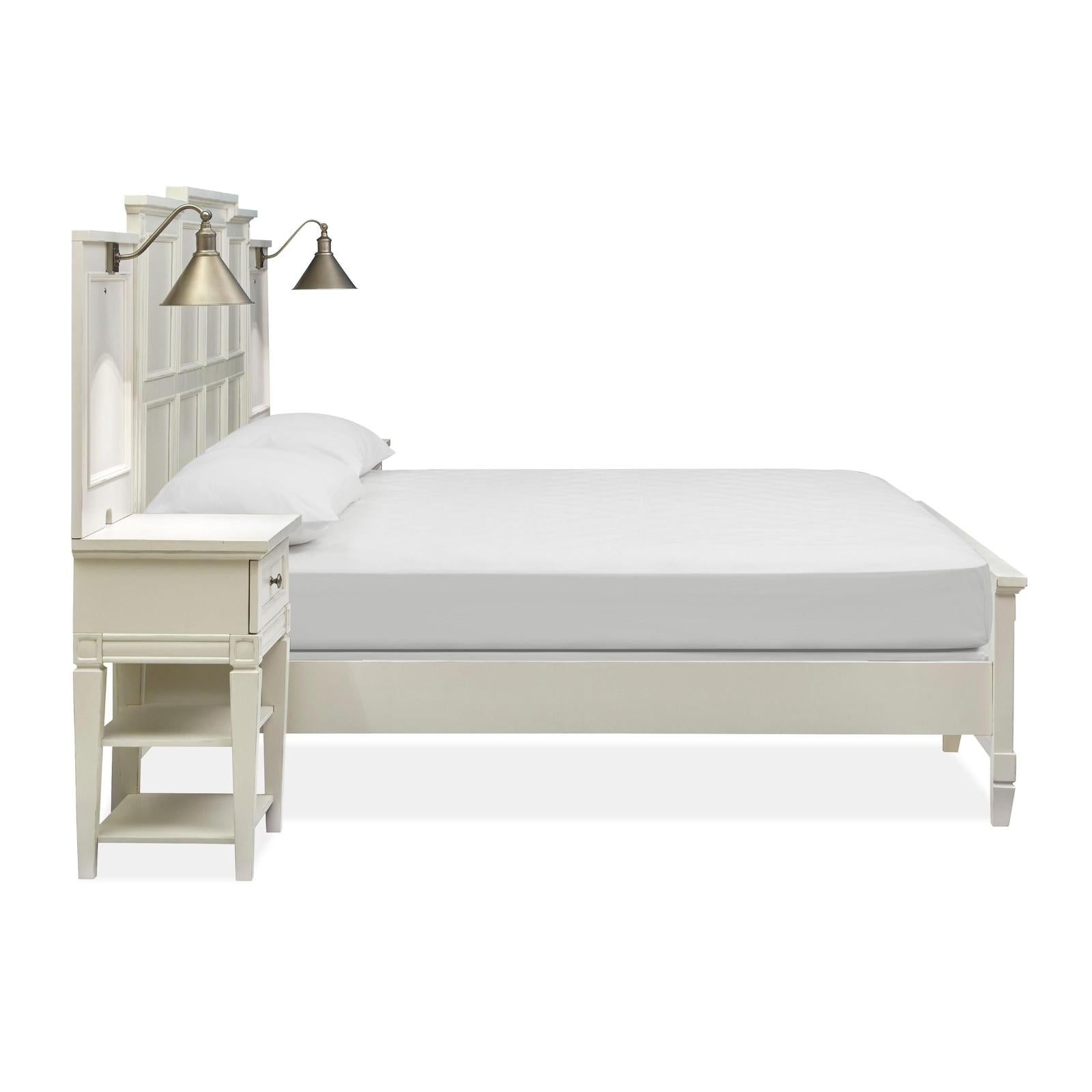 Magnussen Home Willowbrook Egg Shell White Bed
