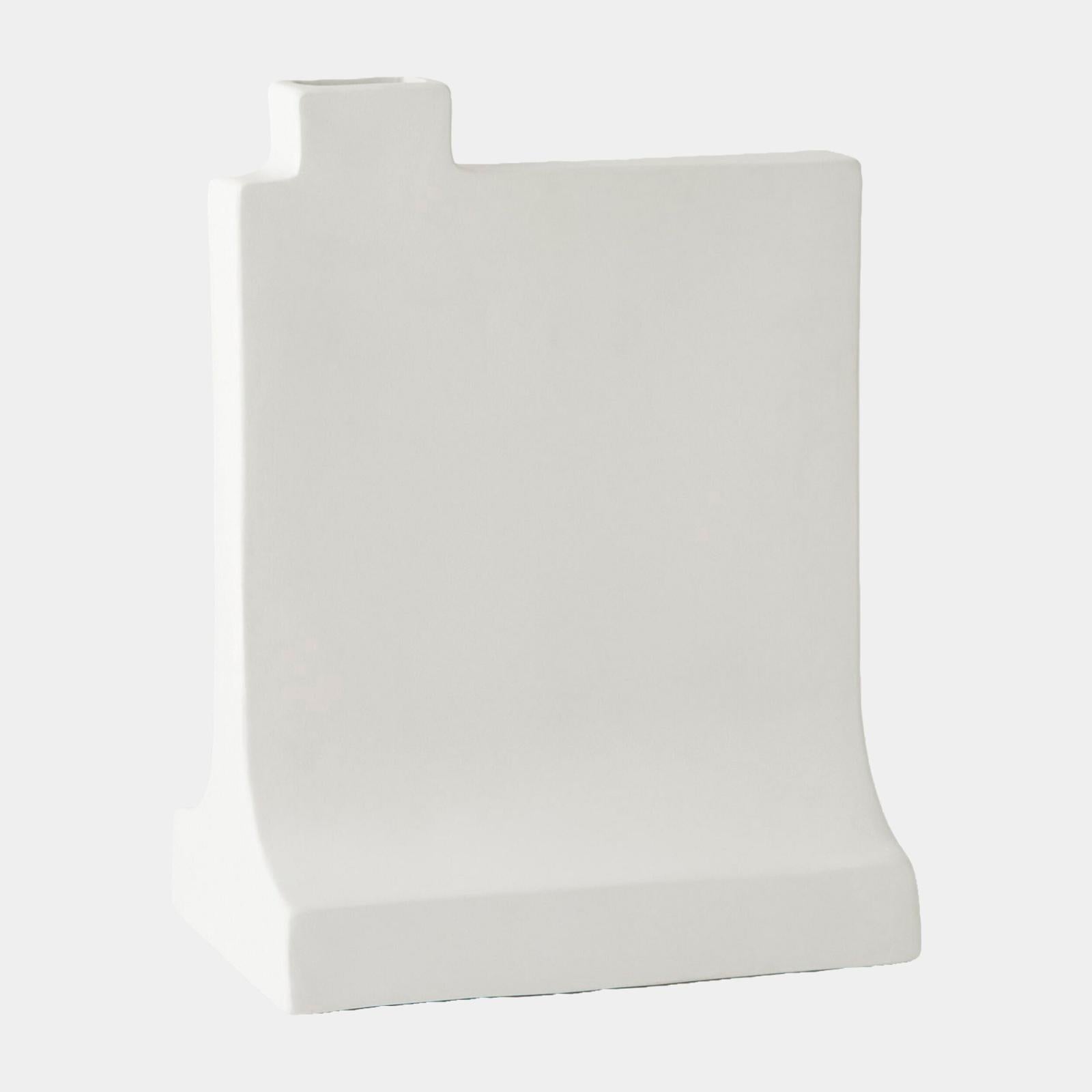 Global Views Matte White Icon Vase