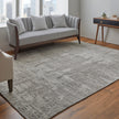 Feizy Eastfield 69A5F Modern Abstract in Gray/Ivory