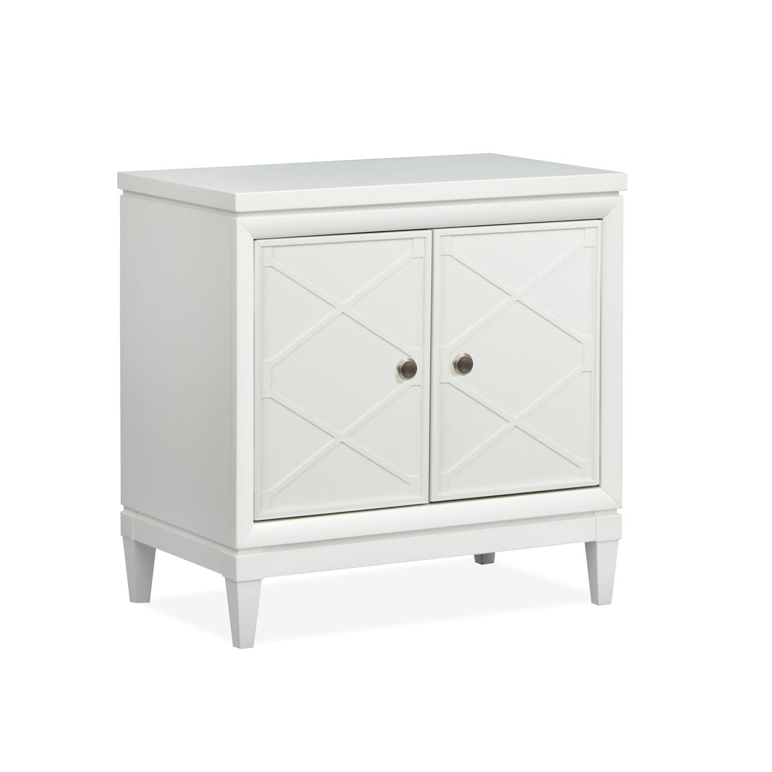 Magnussen Home Springhouse Whisper White Door Nightstand